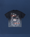 Black Sunfade Crab Treasure Cropped Tee