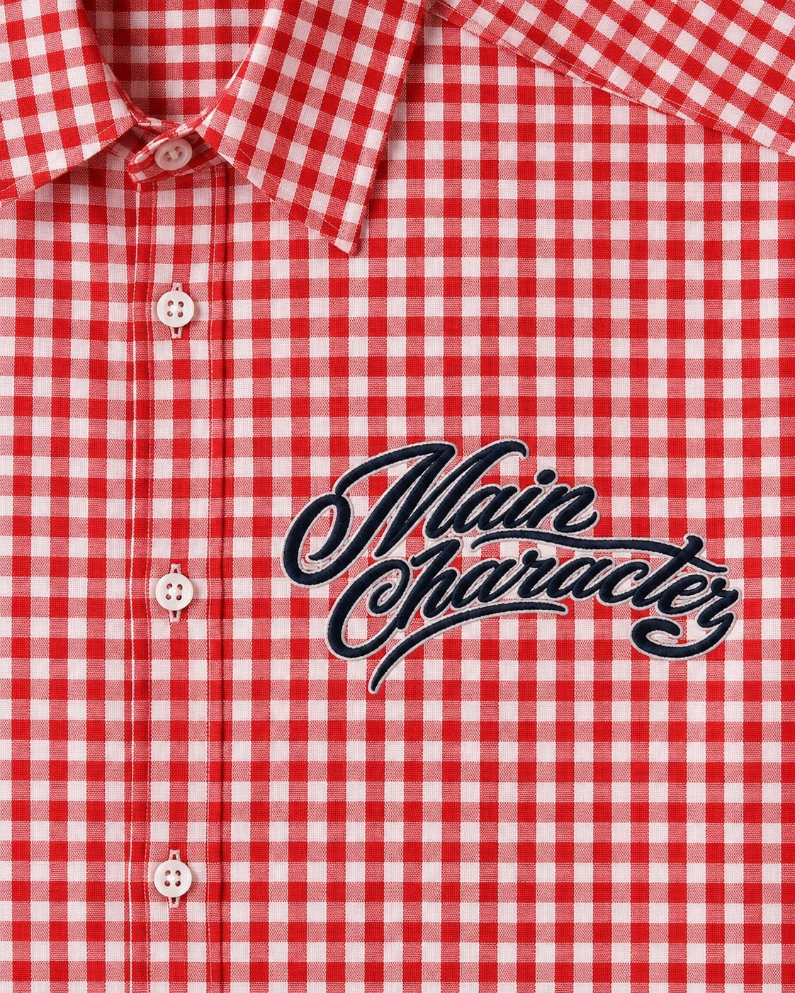 Picnic Red Boxy Shirt