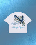Blu Seed Cotton Slub Cropped Tee