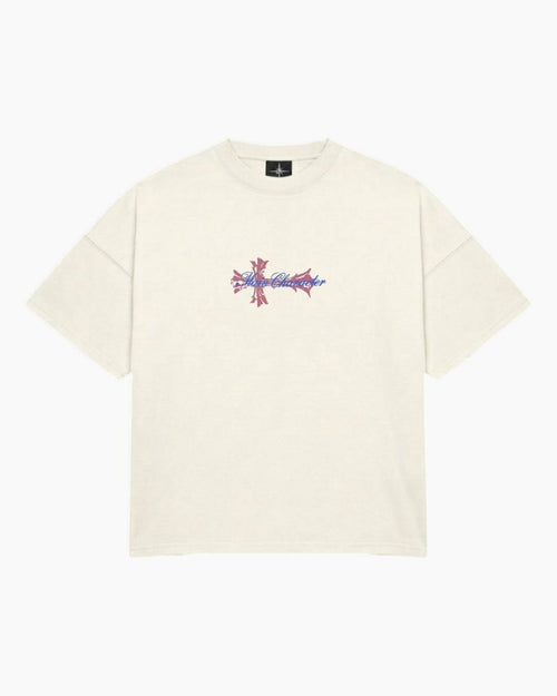 Faded Star Off-White Boxy Fit Tee