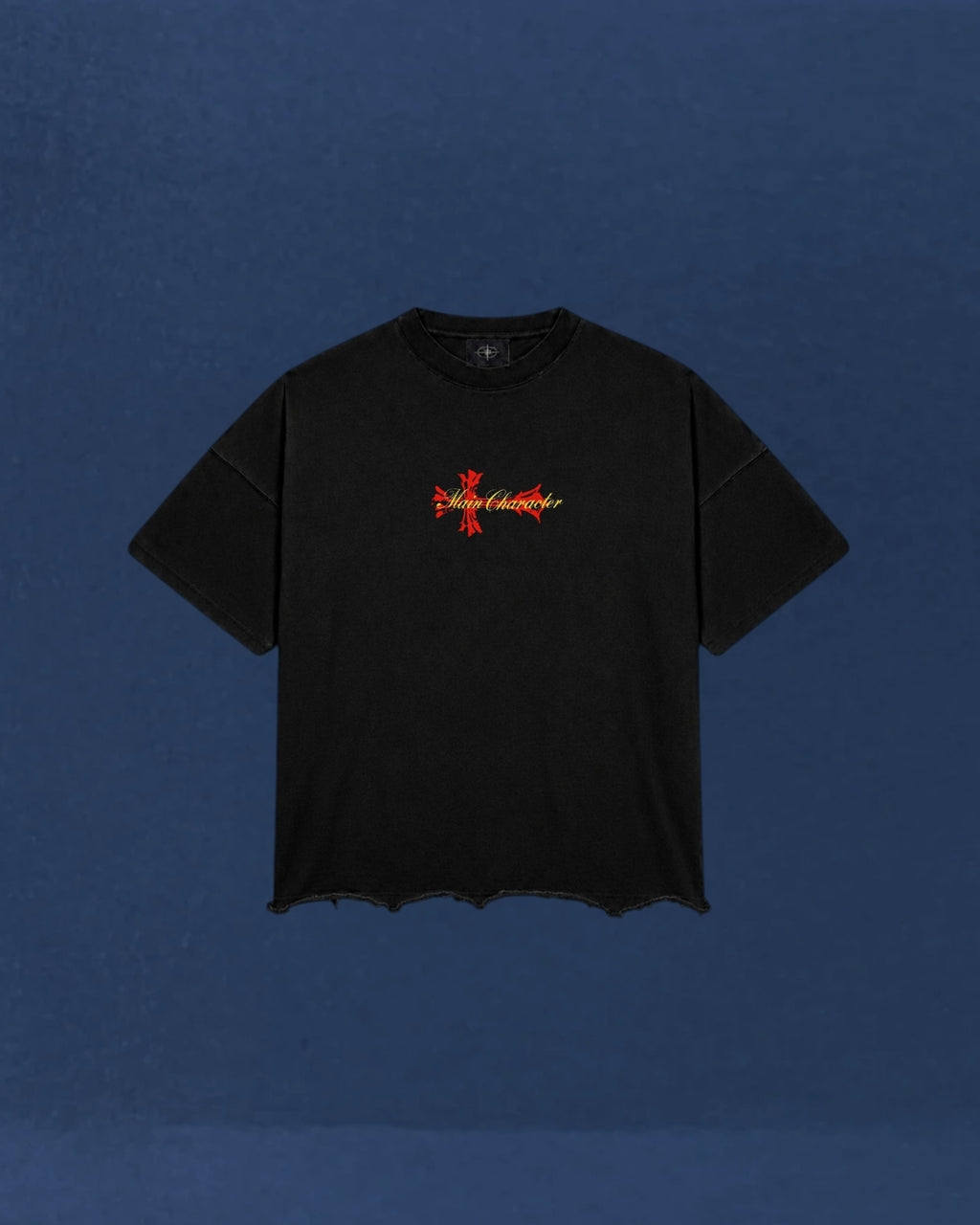 Redlight Raw Hem Cropped Tee