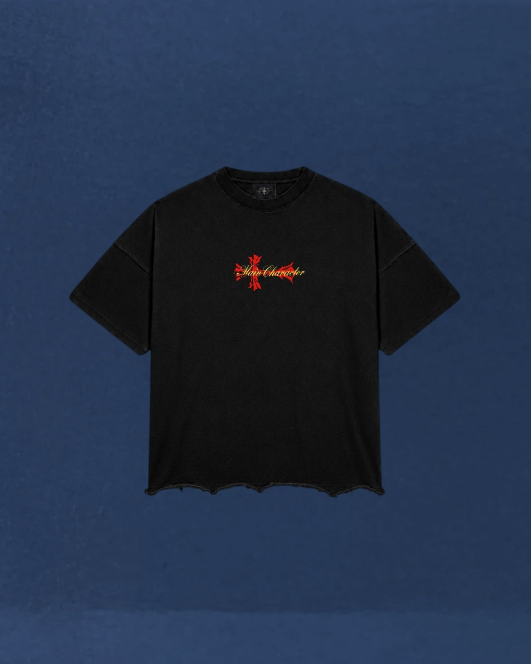 Redlight Raw Hem Cropped Tee