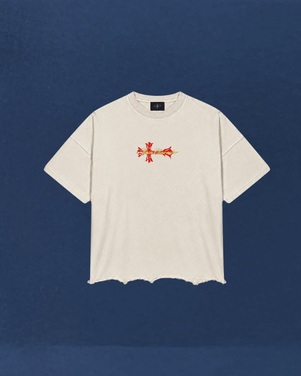 Redlight Raw Hem Cropped Tee