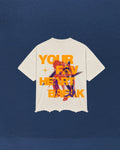 Redlight Raw Hem Cropped Tee