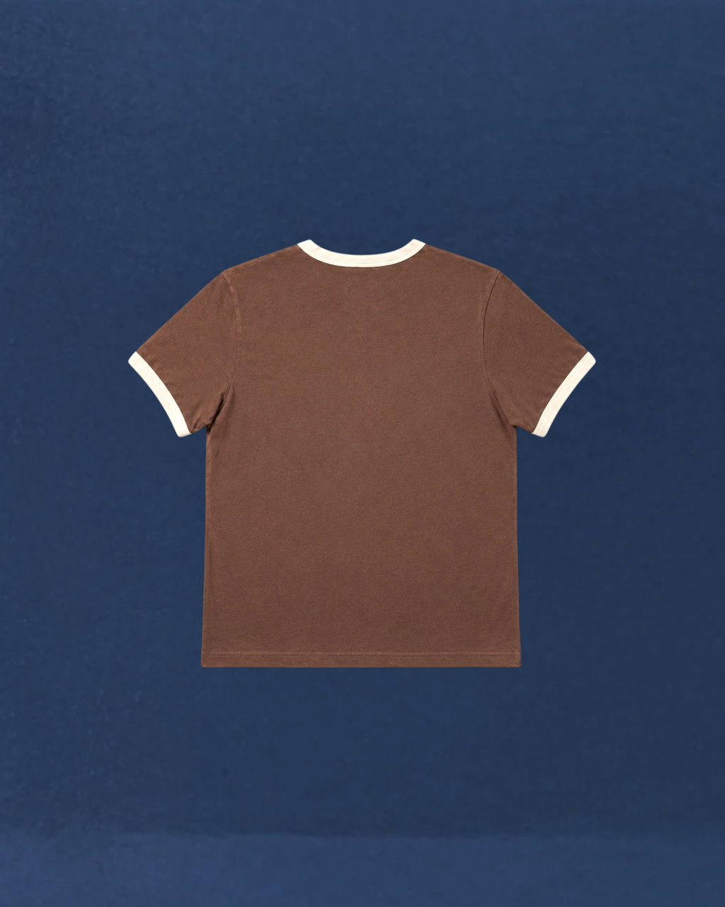 Brown kraken Ringer Slim fit Cropped Tee