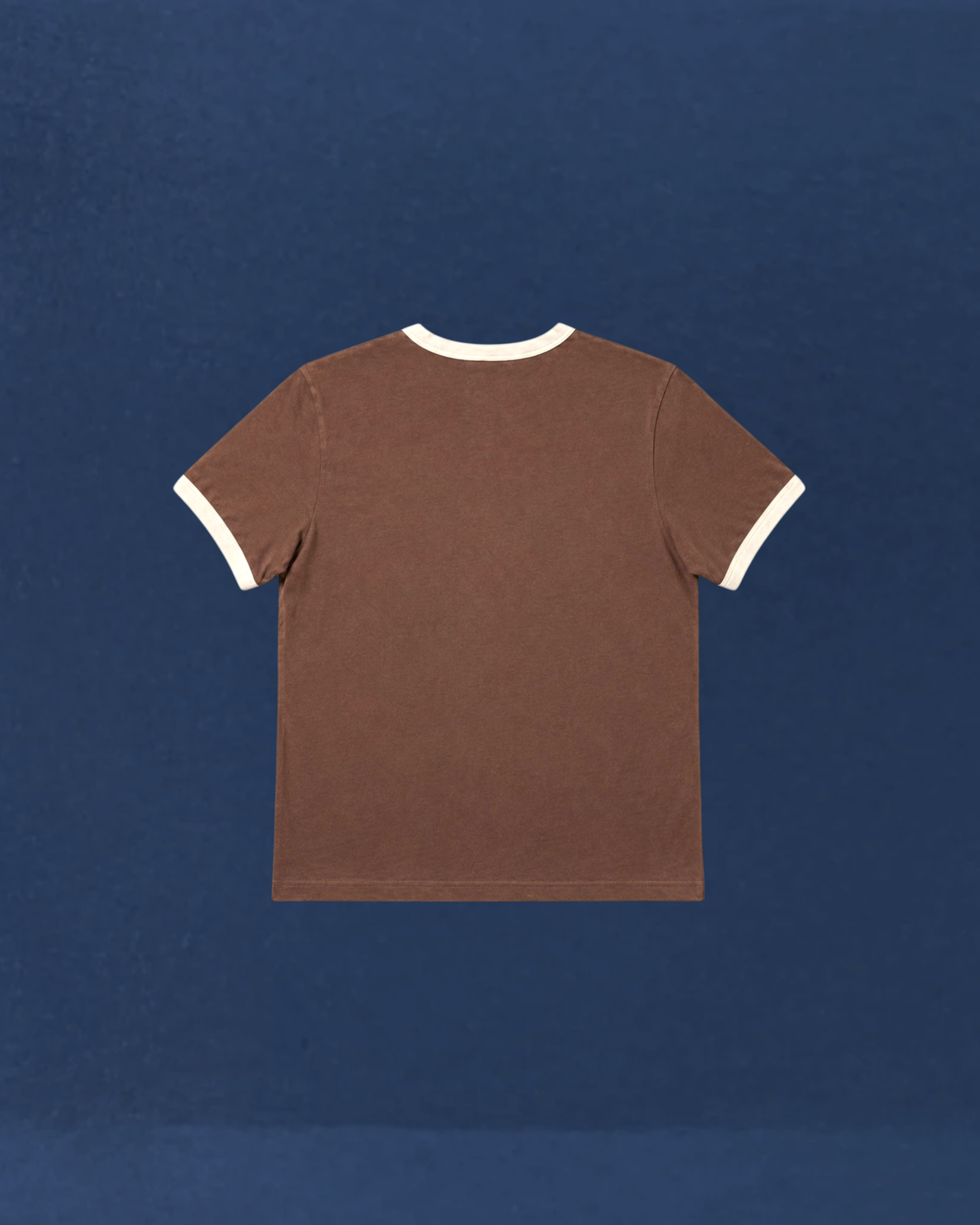 Brown kraken Ringer Slim fit Cropped Tee