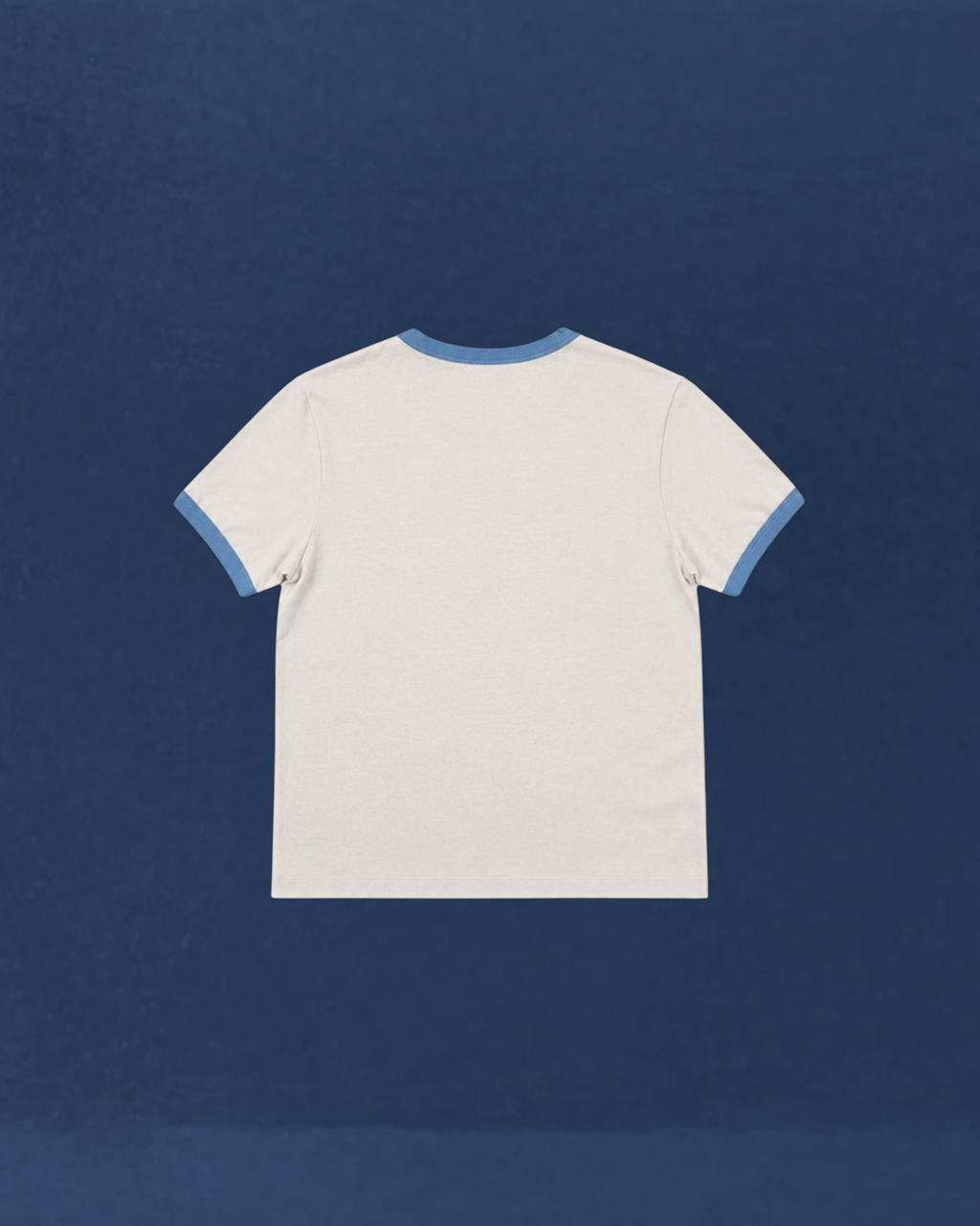 Blue kraken Ringer Slim fit Cropped Tee