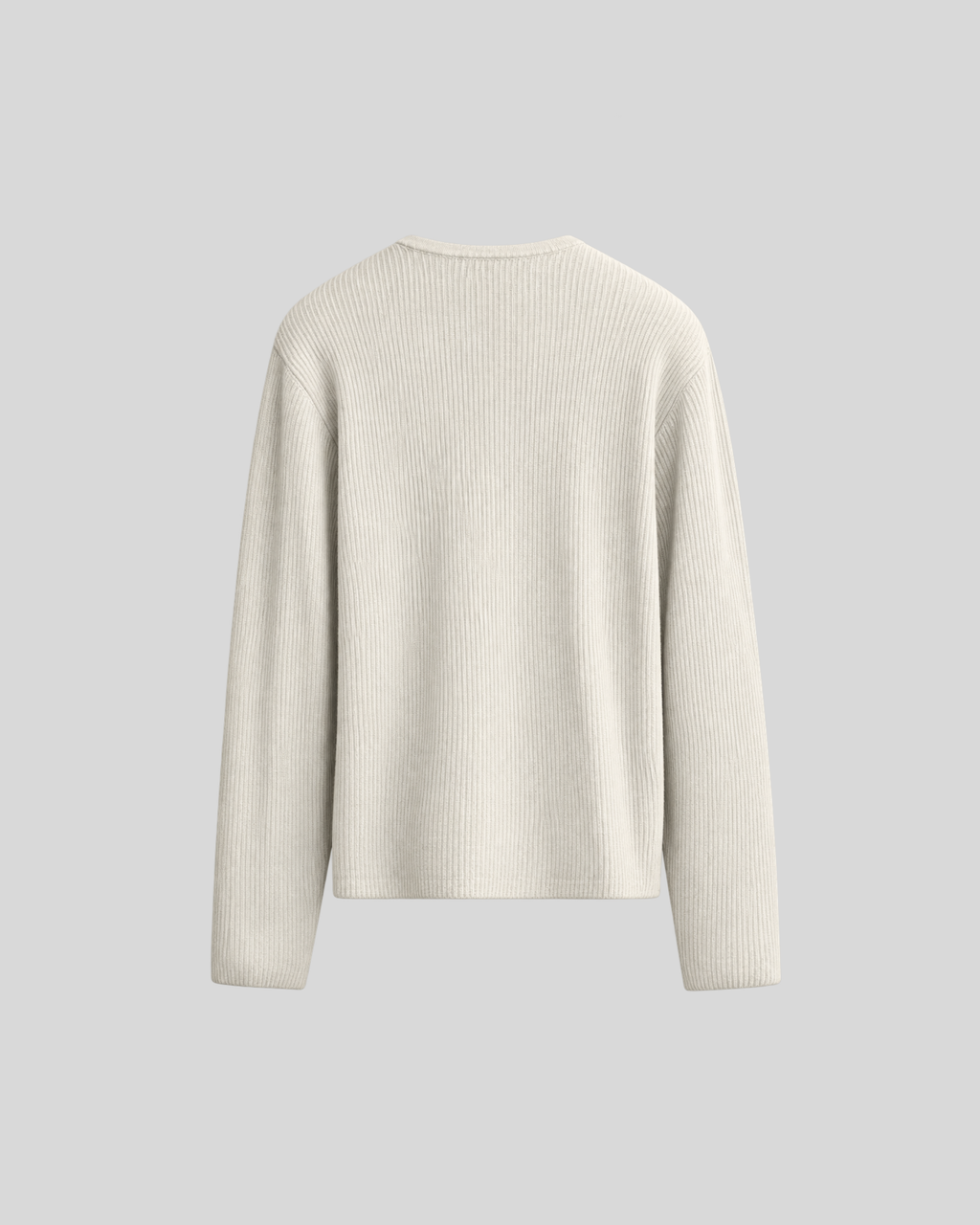 Snake Off-White Cropped Henley