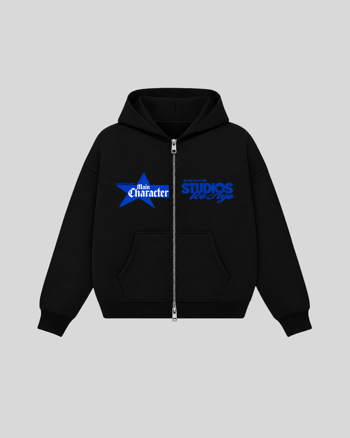 Ice Age Black Double Zipper