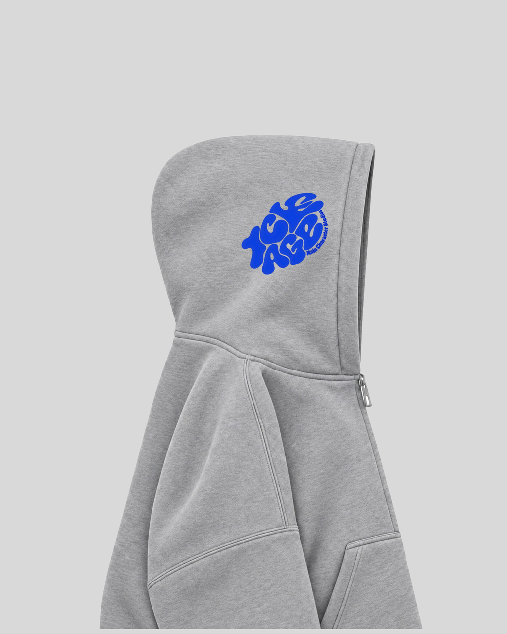 Ice Age Grey Double Zipper